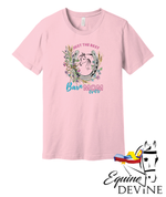 Load image into Gallery viewer, Pink, Ash, or Blue - Best Barn Mom Nedra Johnson Bella Canvas Tshirt
