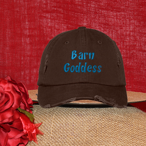 Barn Goddess Distressed Ball Cap