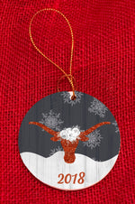 Load image into Gallery viewer, Longhorn Holiday Ornament
