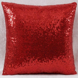 Large Sequin Pillow Cover with Logo or Photograph Cover ONLY