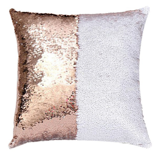 Large Sequin Pillow Cover with Logo or Photograph Cover ONLY